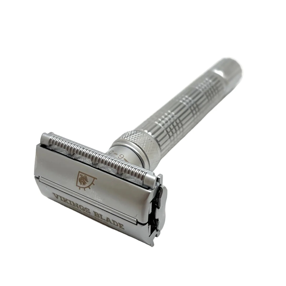 Pre-Owned Vikings Blade The Emperor "Frosted Chrome" Double Edge Safety Razor