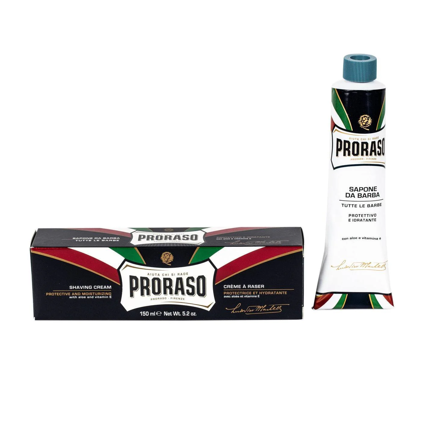 Proraso - Blue - Aloe and Vitamin E - Shaving Cream in a Tube