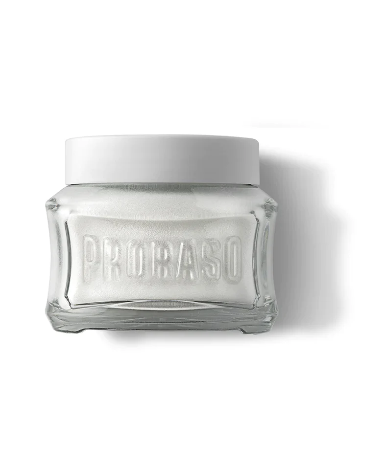 Proraso - Pre-Shave Cream - Sensitive Skin Formula - 100ml Glass Jar - Image 2