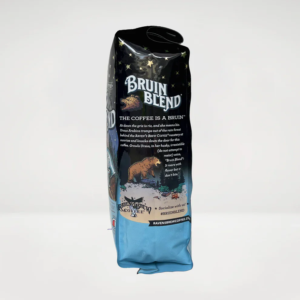 Raven’s Brew® Bruin Blend Whole Bean Coffee 12oz - Image 4