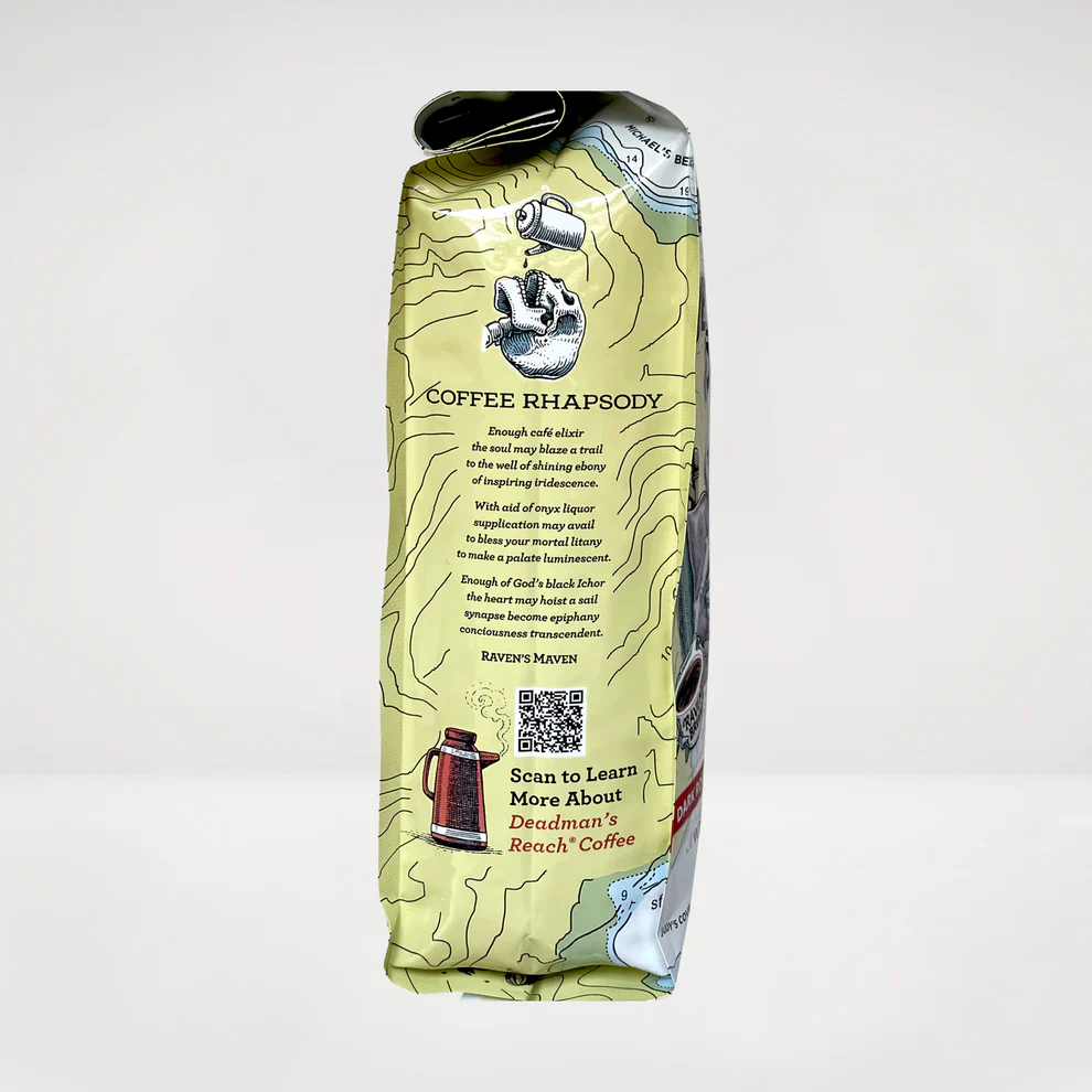 Raven's Brew Deadman’s Reach Whole Bean Coffee 12oz - Image 3