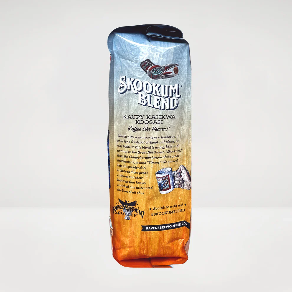 Raven's Brew Skookum Whole Bean Coffee 12oz - Image 4