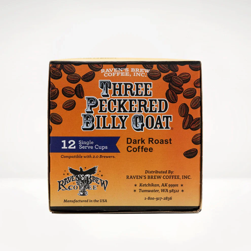 Raven's Brew Three Peckered Billy Goat K-Cup Coffee 12ct - Image 3