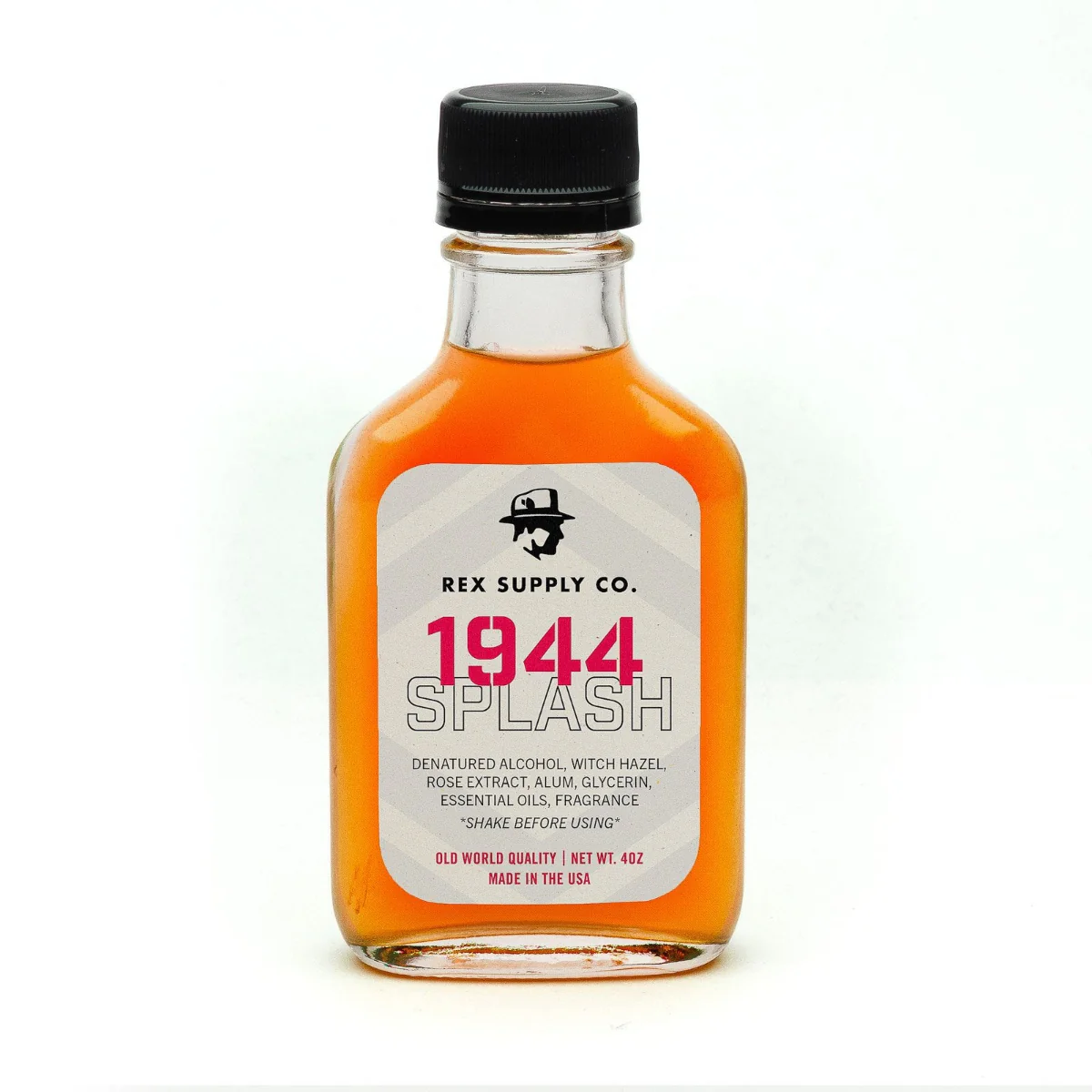 Rex Supply Co 1944 Old World Aftershave Splash 4oz