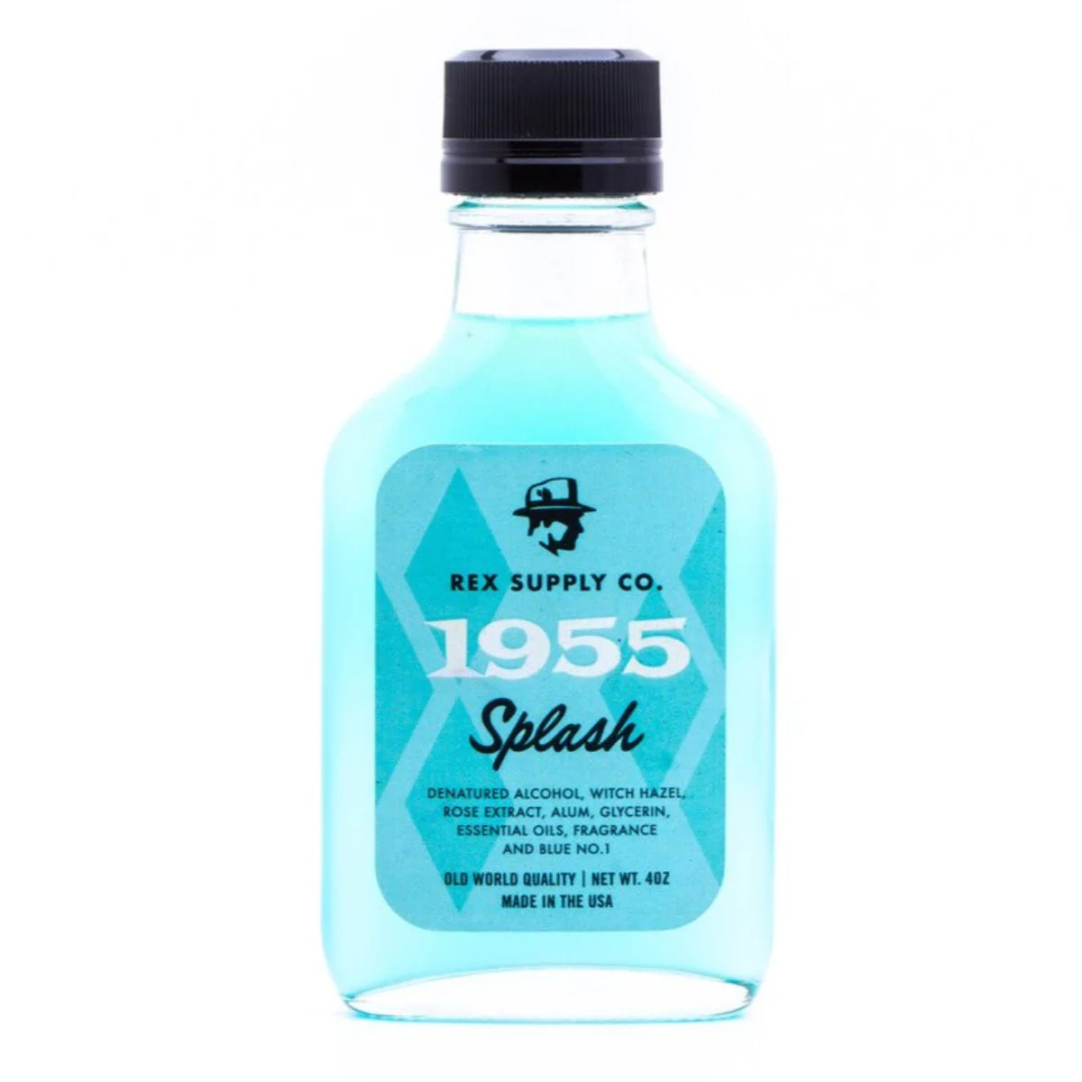 Rex Supply Co 1955 Old World Aftershave Splash 4oz
