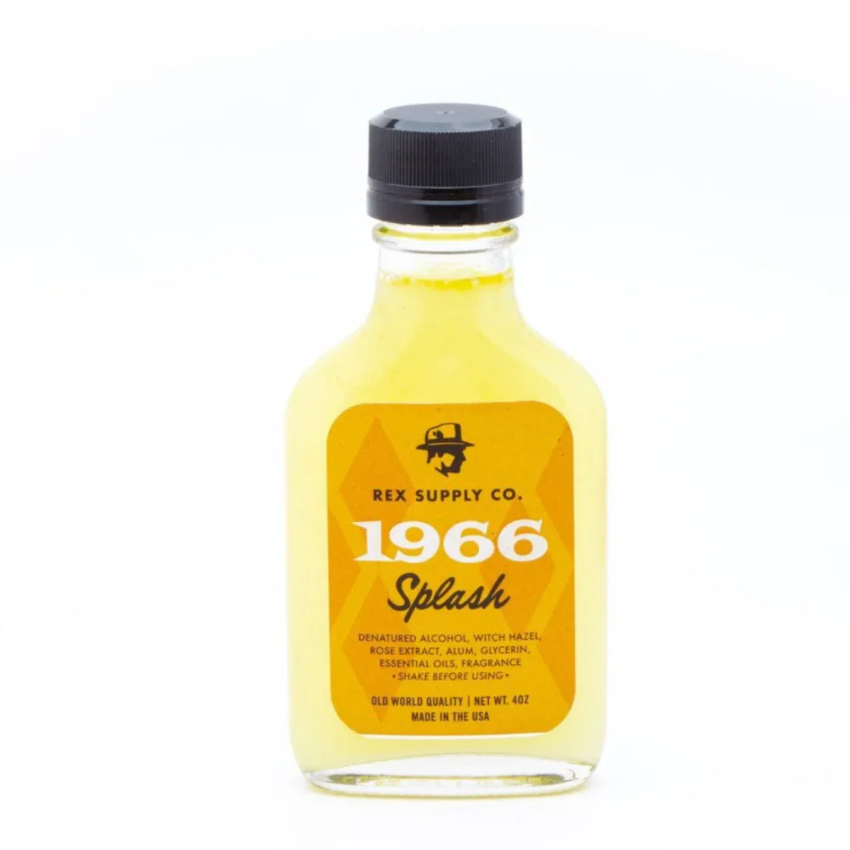 Rex Supply Co 1966 Old World Aftershave Splash 4oz