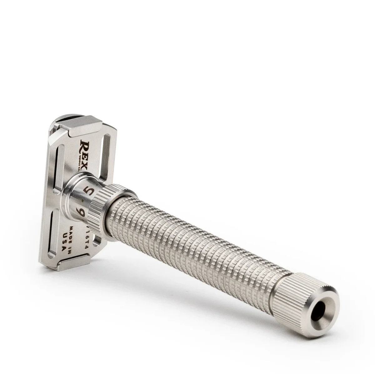 Rex Supply Co. Ambassador XL Adjustable Stainless Steel Double Edge Safety Razor - Image 2