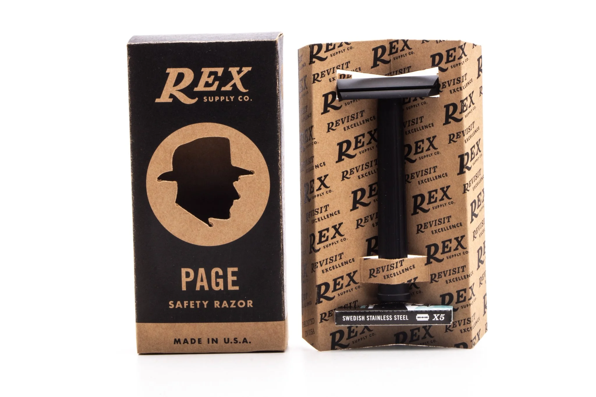Rex Supply Co. Page Three Piece Aluminum Double Edge Safety Razor - Image 14