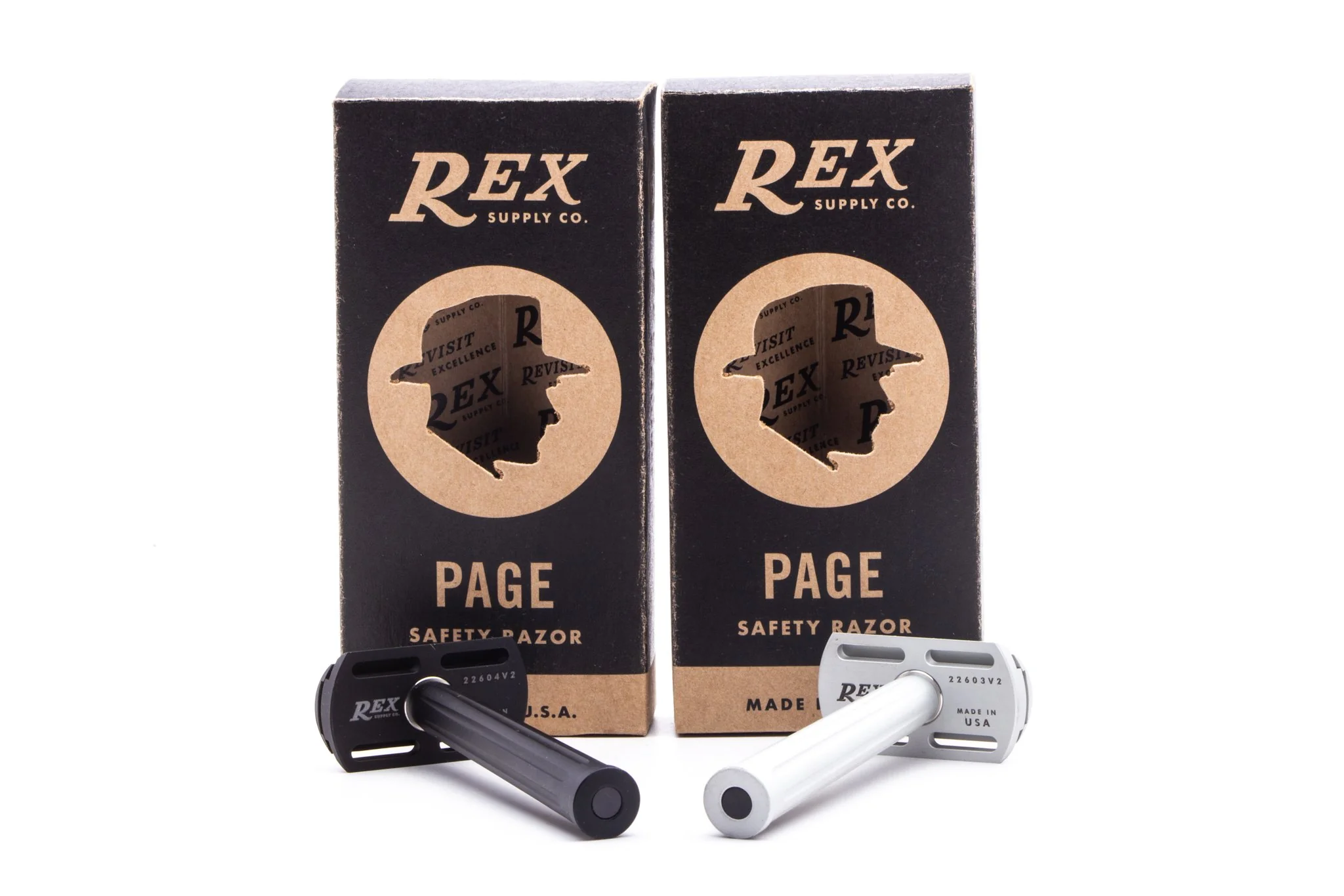 Rex Supply Co. Page Three Piece Aluminum Double Edge Safety Razor - Image 16