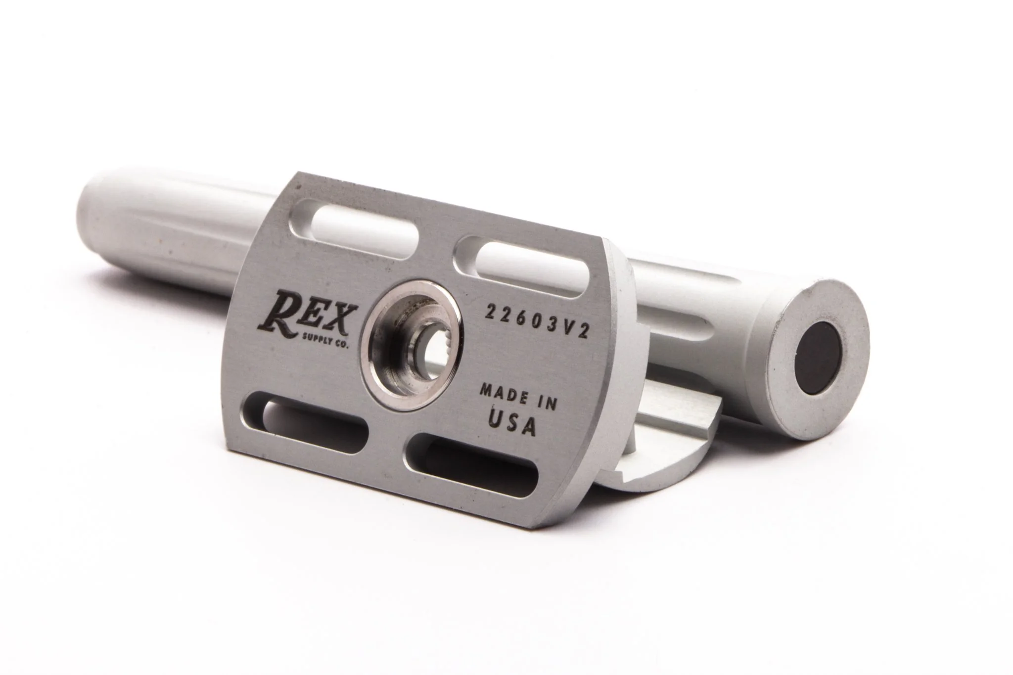 Rex Supply Co. Page Three Piece Aluminum Double Edge Safety Razor - Image 4