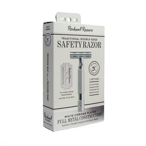 Rockwell Razors 2C Razor - White Chrome- De Safety Razor - Image 2