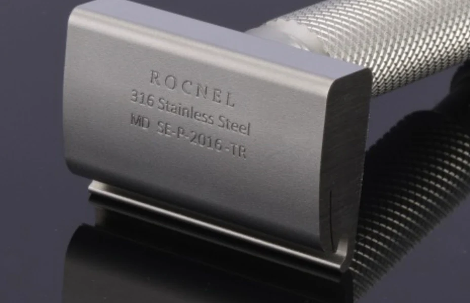 Rocnel - SE-P - Stainless Steel Single Edge Safety Razor - Image 2