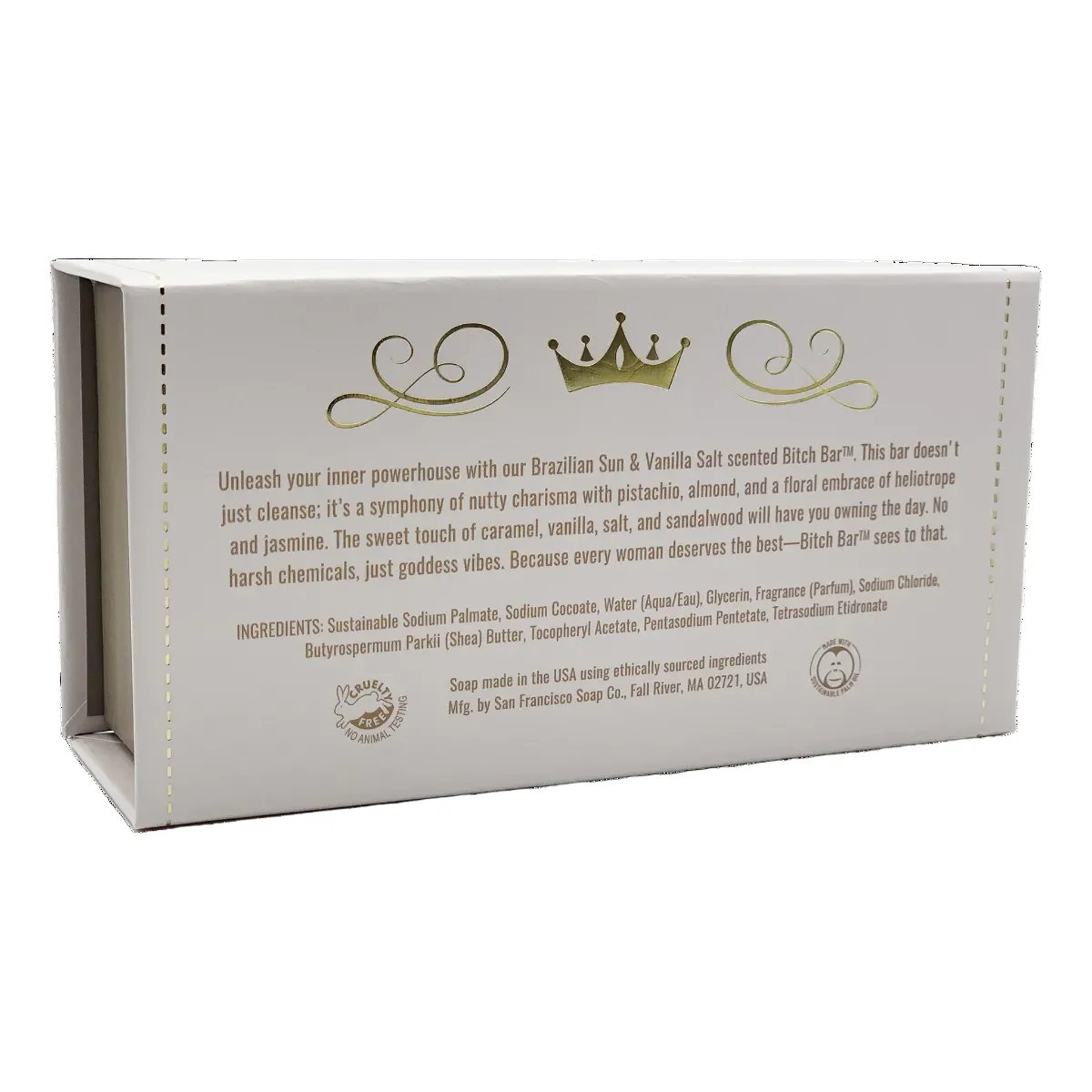 San Francisco Soap Company Bitch Bar Empowered - Brazillian Sun + Vanilla Salt 10oz - Image 2