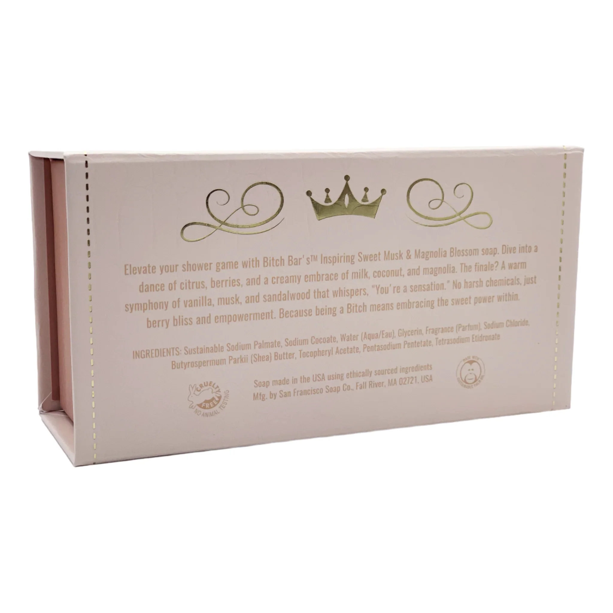 San Francisco Soap Company Bitch Bar Inspiring Sweet Musk & Magnolia Blossom 10oz - Image 3