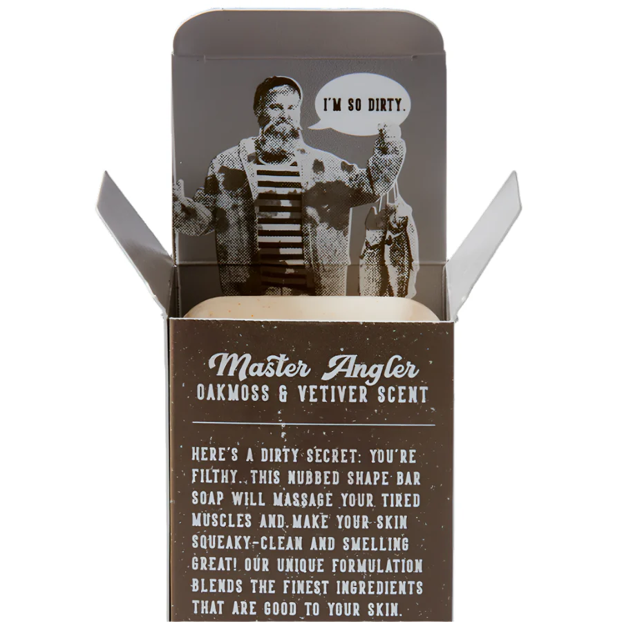 San Francisco Soap Company FILTHY MAN Bar Soap- Master Angler: Oakmoss & Vetiver 10.5oz - Image 2