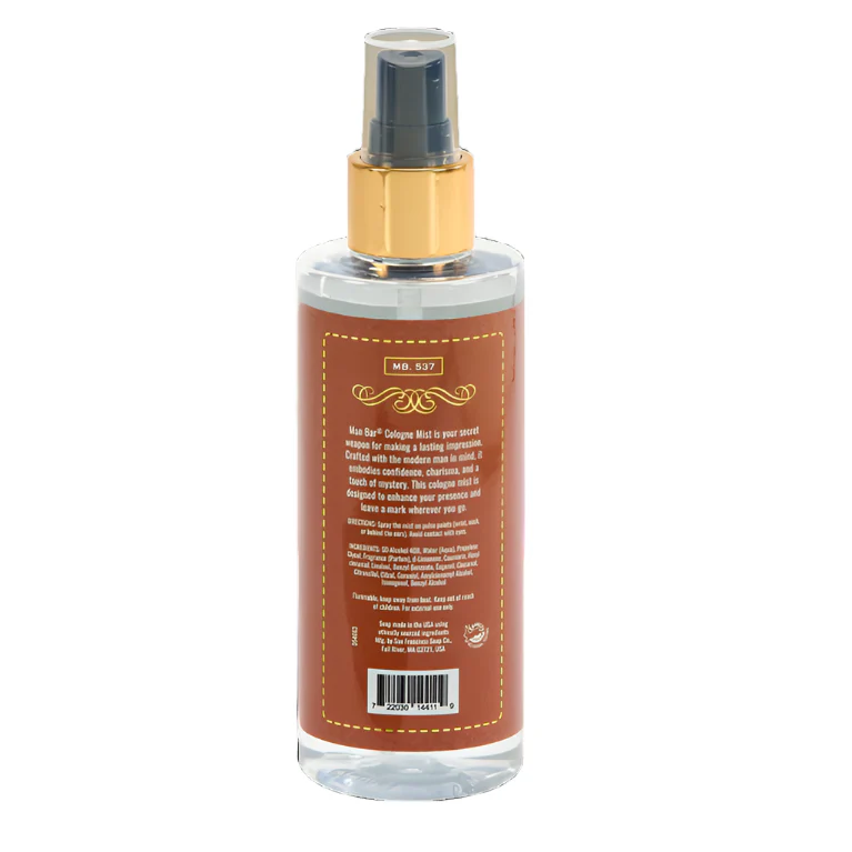 San Francisco Soap Company MAN BAR® Cologne Mist Spiced Tobacco - Image 2