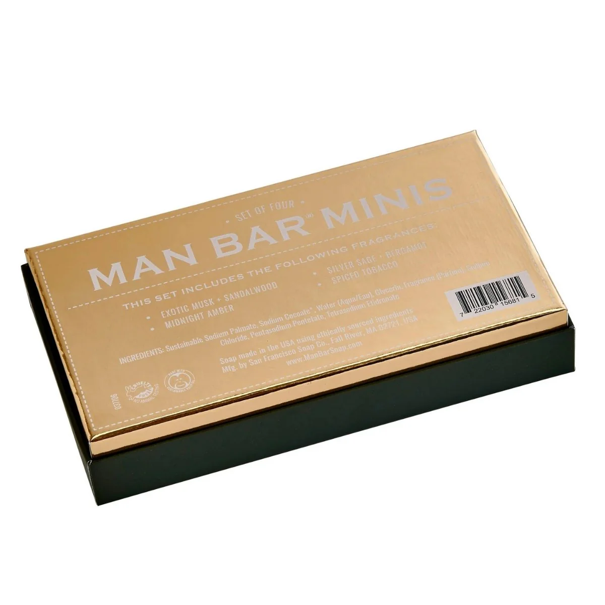 San Francisco Soap Company Man Bar® Mini 4pc Gift Box Set 4oz - Image 3