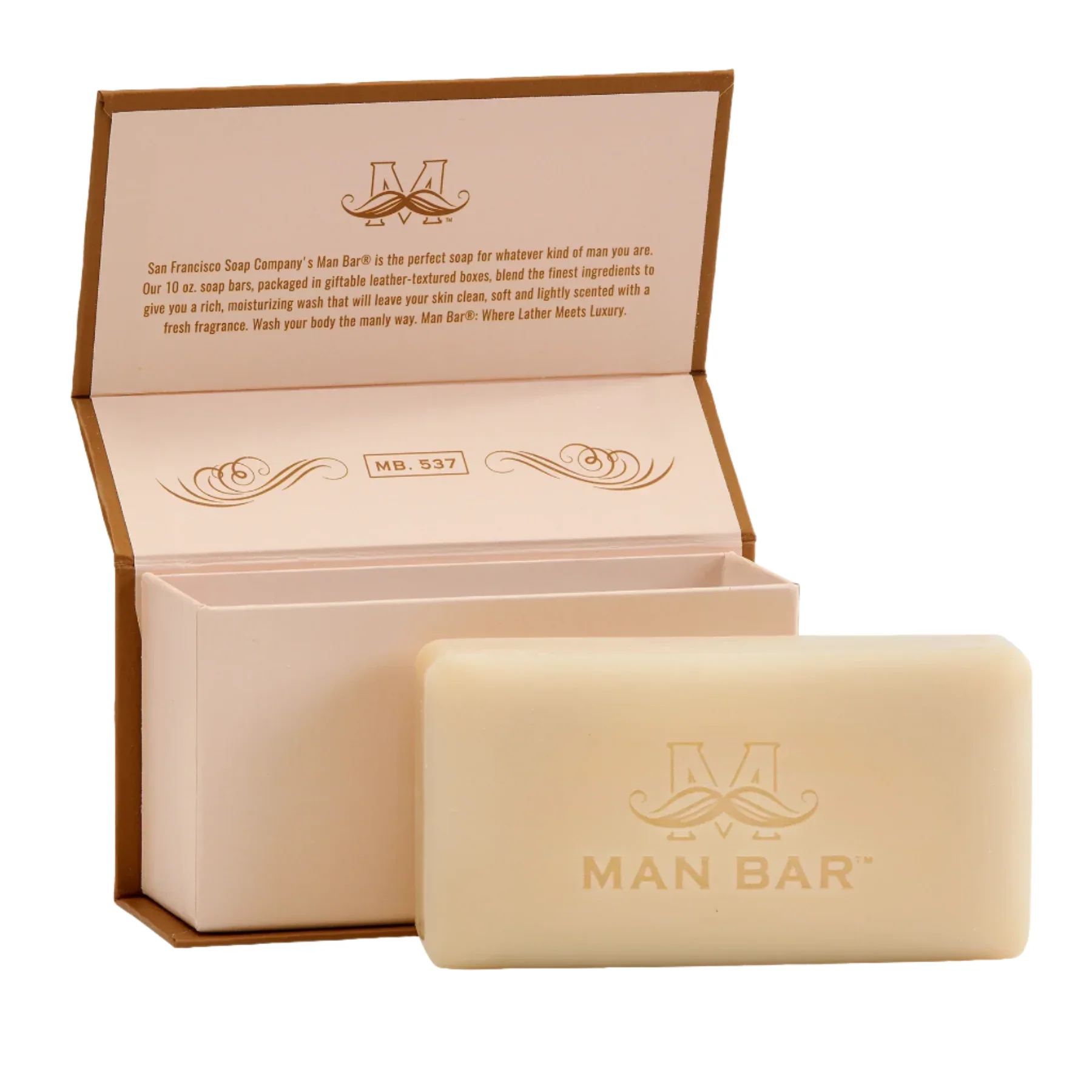 San Francisco Soap Company MAN BAR® Moisture Rich Spiced Tobacco 10oz - Image 2