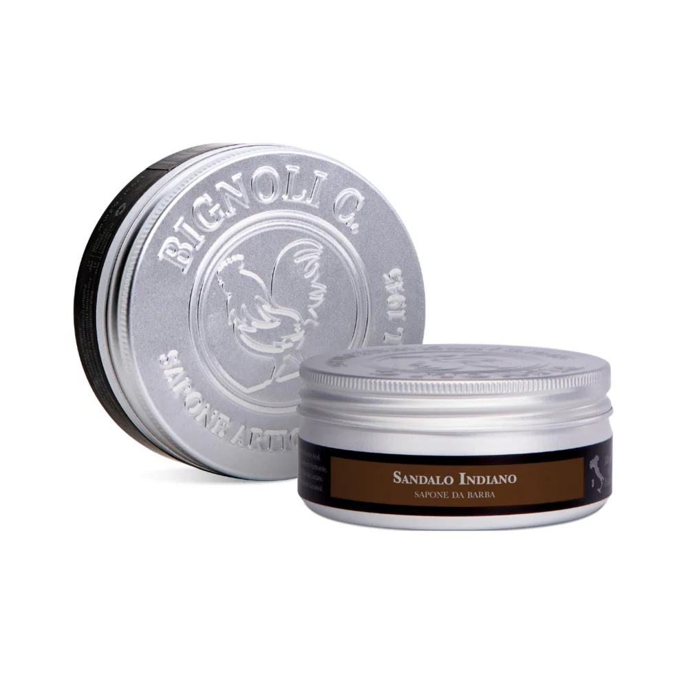 Saponificio Bignoli Indian Sandalwood Artisan Shaving Soap 175g - Image 2
