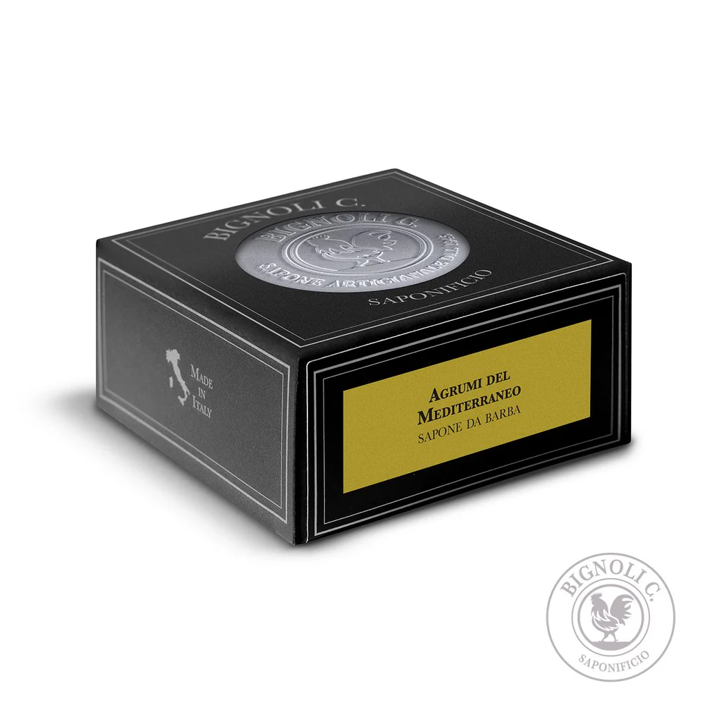 Saponificio Bignoli Mediterranean Citrus Artisan Shaving Soap 175g - Image 2