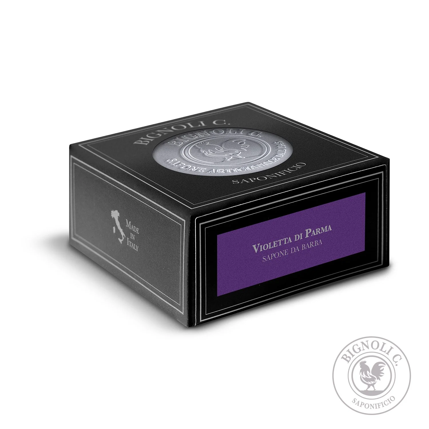Saponificio Bignoli Violetta di Parma Artisan Shaving Soap 175g - Image 3