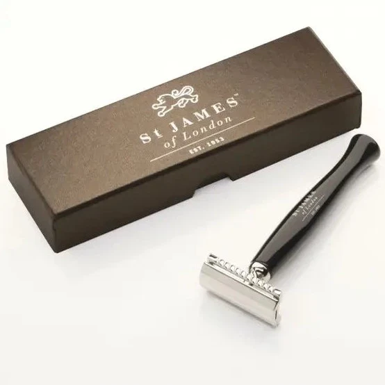 St. James of London - "Cheeky B'stard" Safety Shaving Razors - Ebony