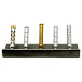The GoodFellas Smile Stainless Steel Razor Stand Holds 5 Double Edge Safety Razors - Image 3