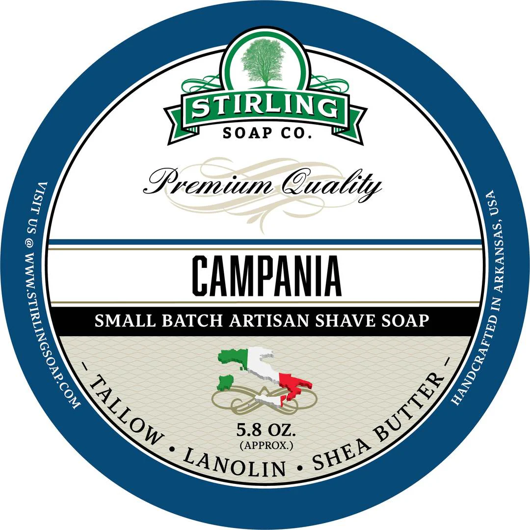 Stirling Soap Company Campania Shave Soap 5.8oz - Image 2