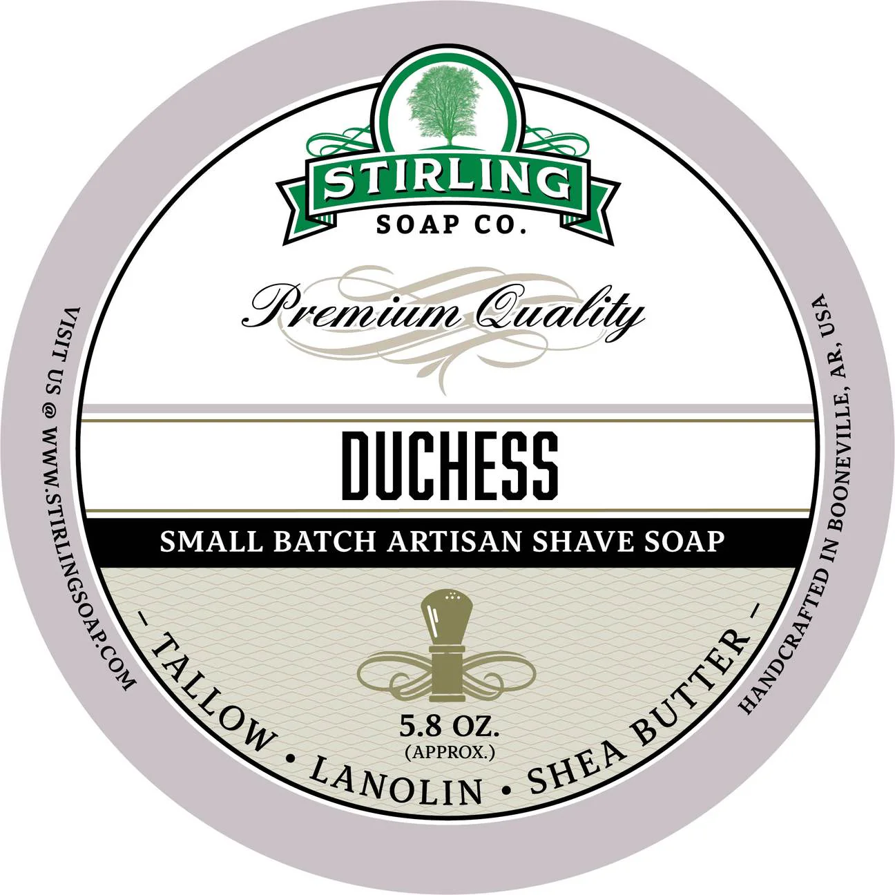 Stirling Soap Company Duchess Shave Soap 5.8oz - Image 3