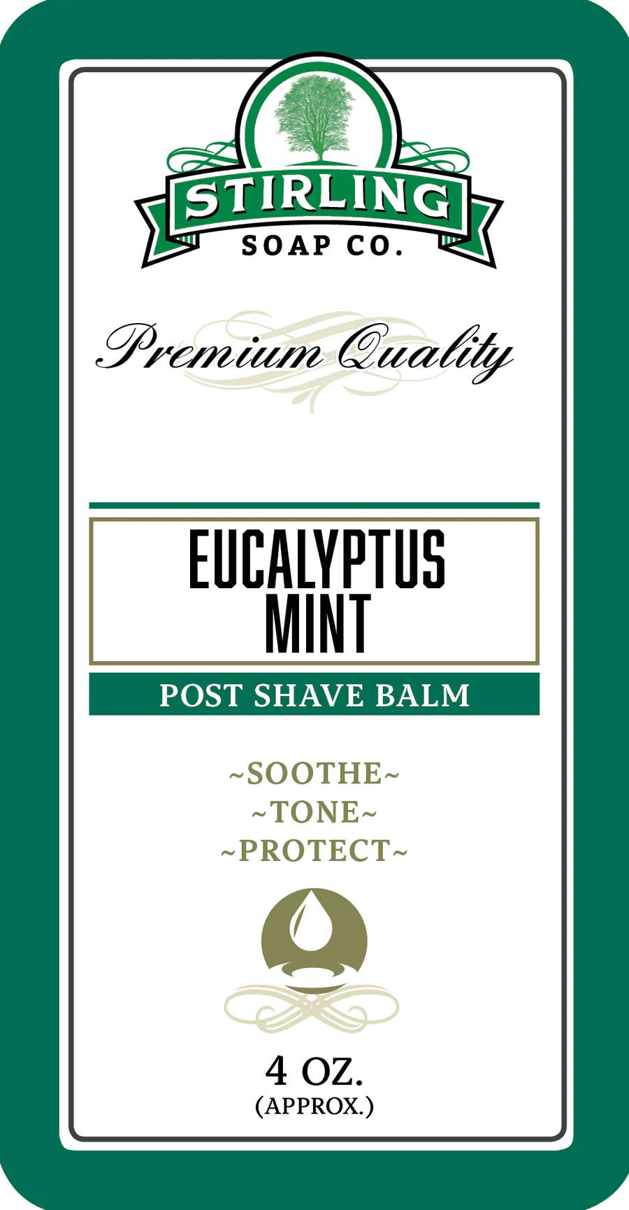 Stirling Soap Company Eucalyptus Mint Post-Shave Balm 4oz - Image 2