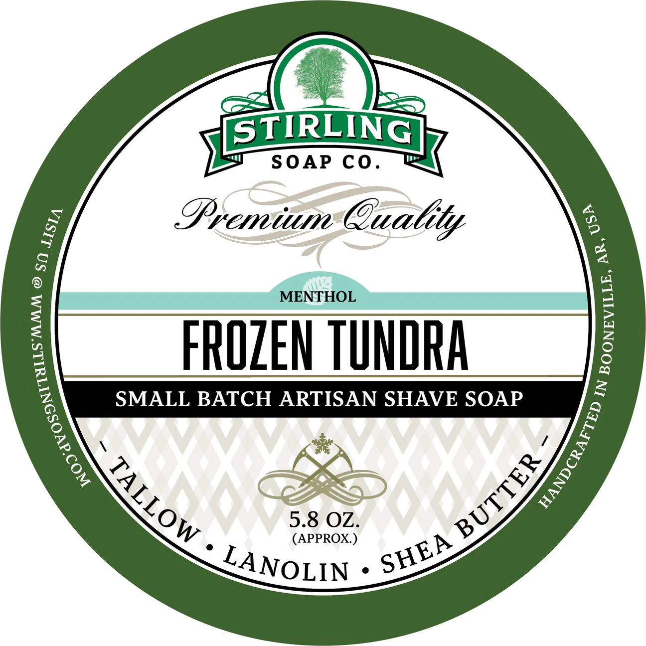 Stirling Soap Company Frozen Tundra Shave Soap 5.8oz - Image 2