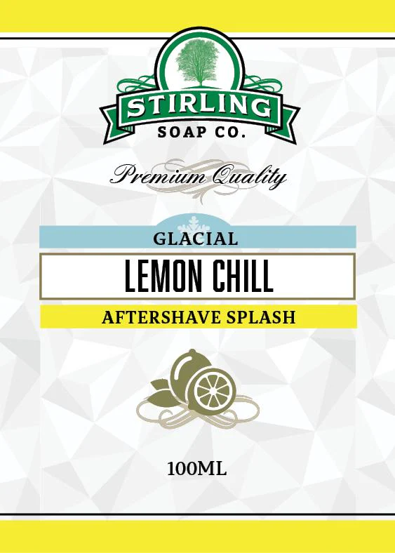Stirling Soap Company Glacial Lemon Chill Aftershave Splash 100ml - Image 2