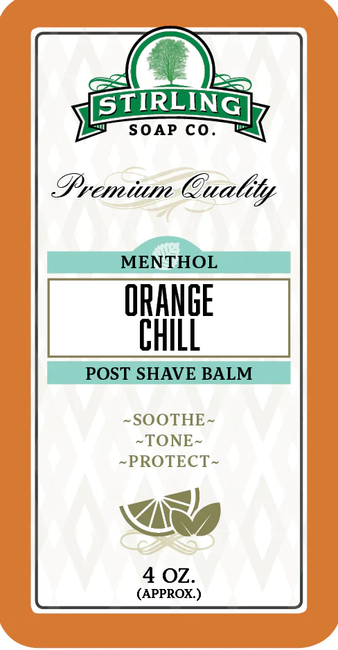 Stirling Soap Company Orange Chill Post-Shave Balm 4oz - Image 2