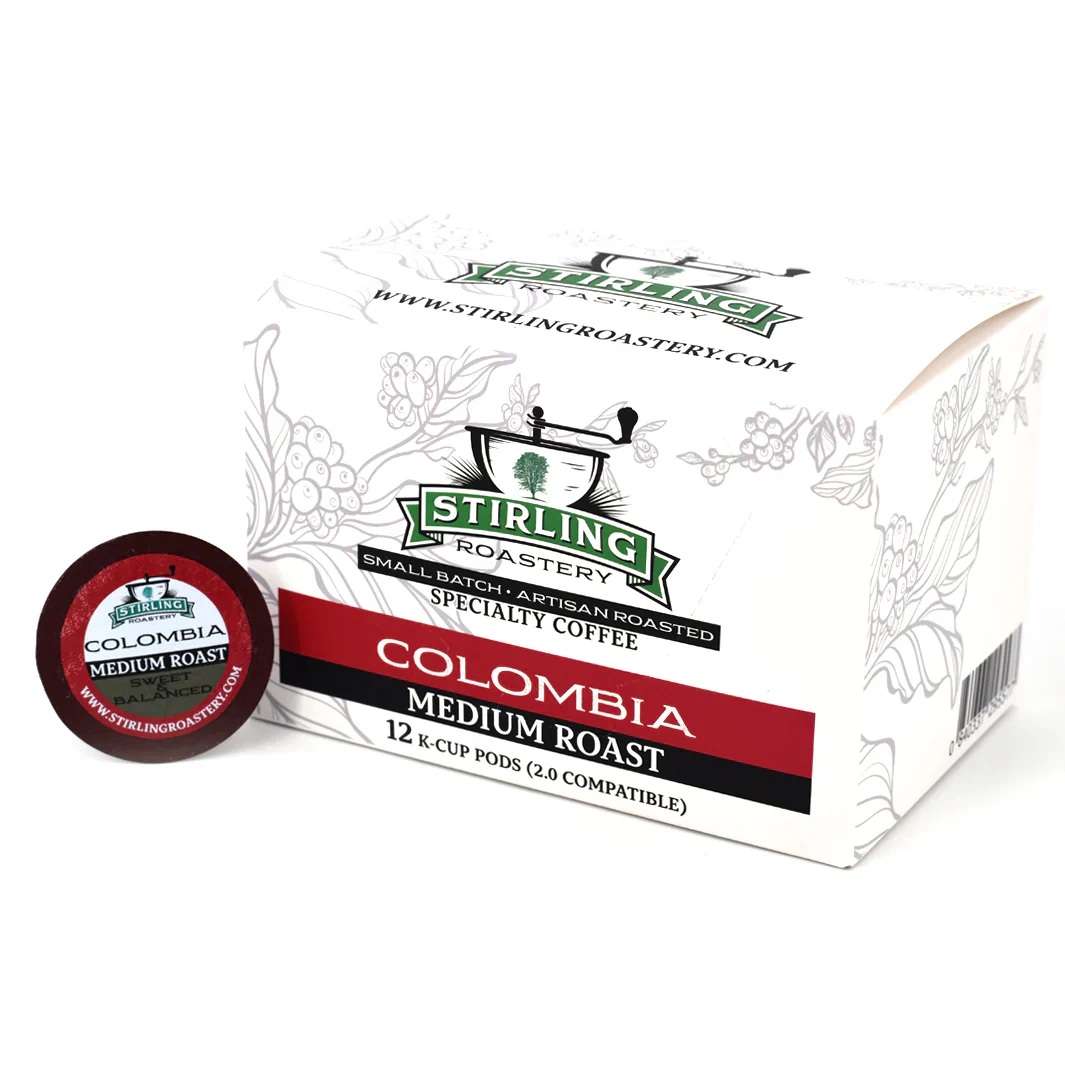 Stirling Roastery Colombia Coffee K-Cups  12 pack