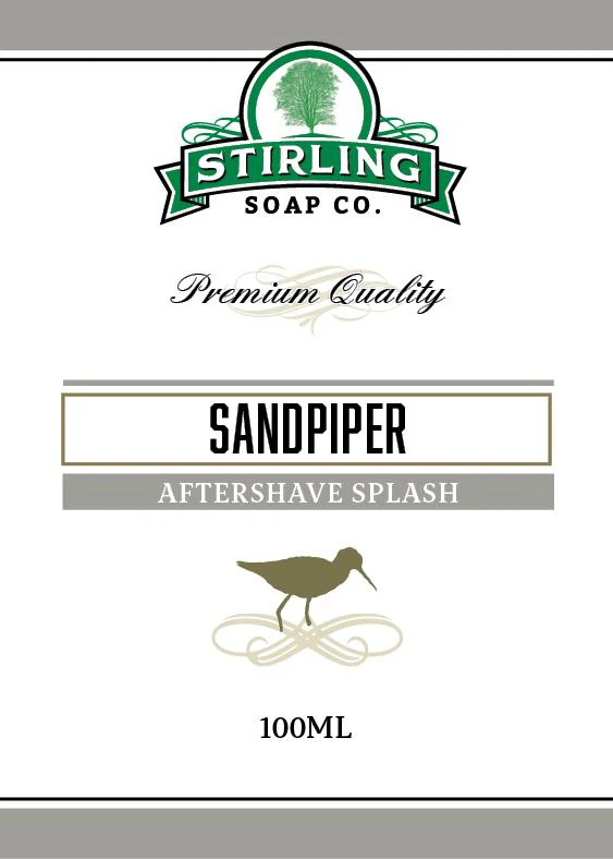 Stirling Soap Company Sandpiper Aftershave Splash 100ml - Image 2