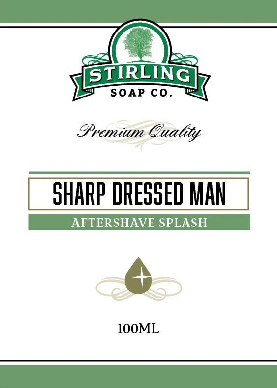 Stirling Soap Company Sharp Dressed Man Aftershave Splash 100ml - Image 2