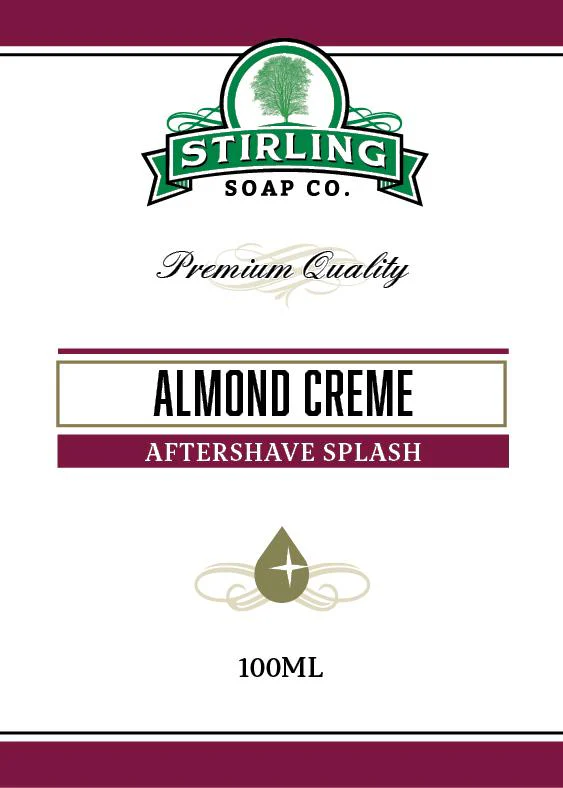 Stirling Soap Company Almond Creme Aftershave Splash 100ml - Image 2