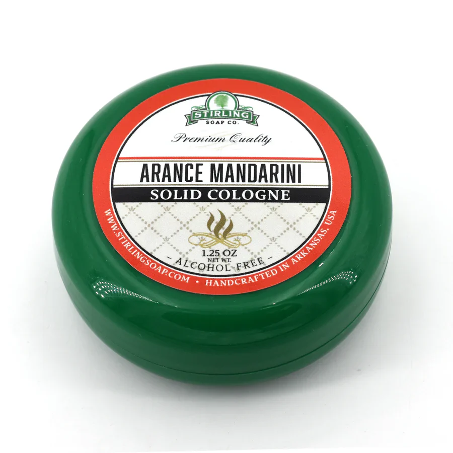 Stirling Soap Company Arance Mandarini Solid Cologne 1.25oz