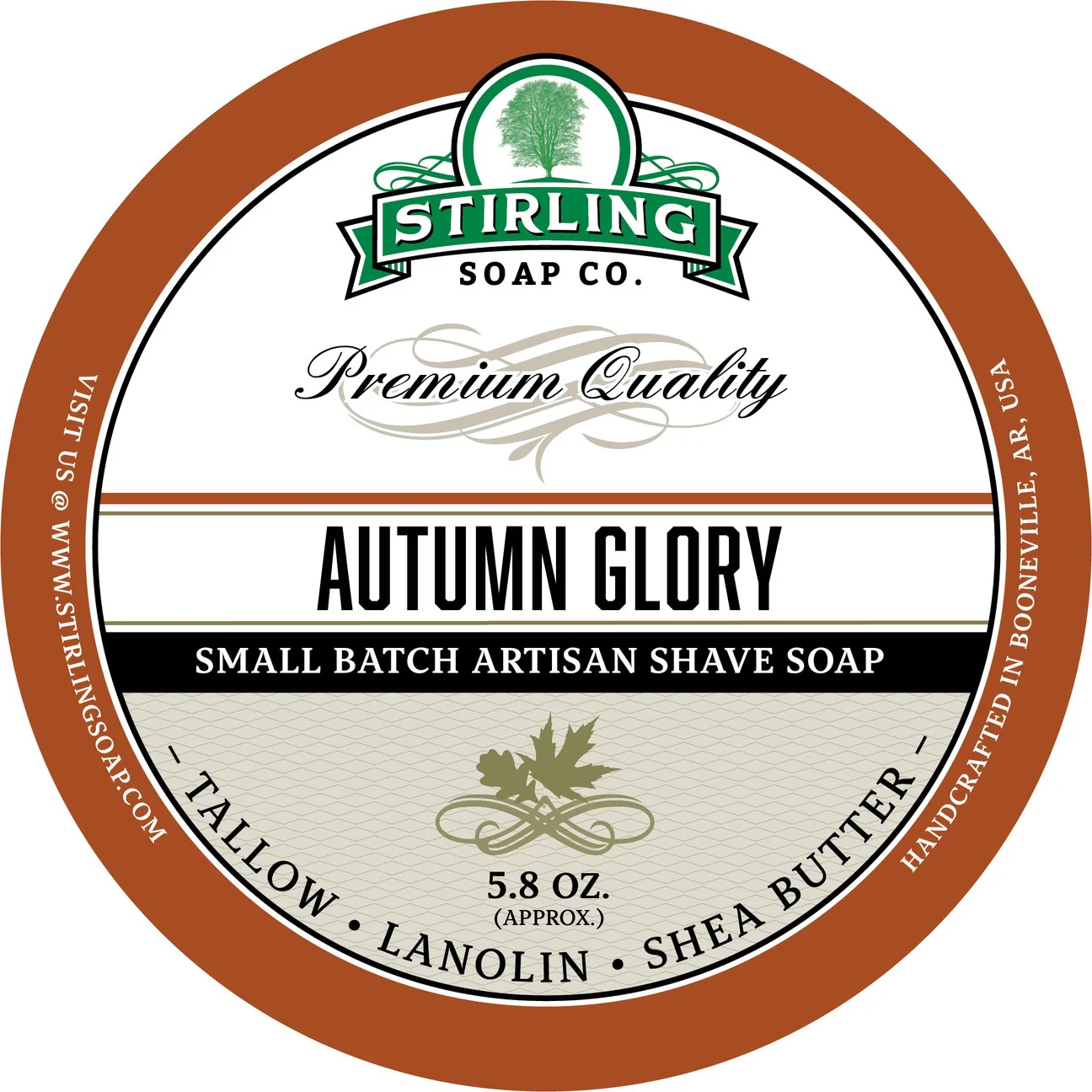 Stirling Soap Company Autumn Glory Shave Soap 5.8oz - Image 2