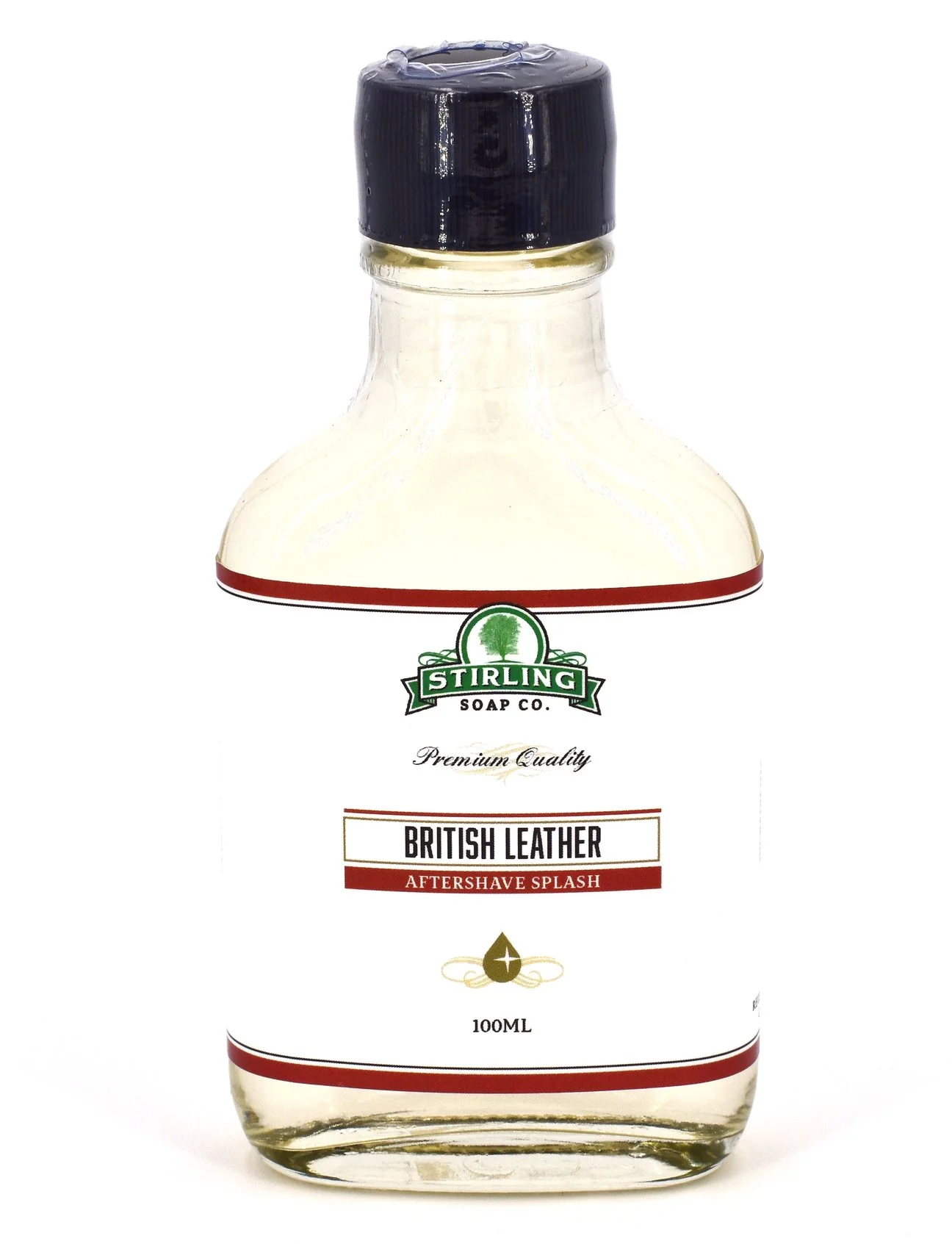 Stirling Soap Company British Leather Aftershave Splash 100ml