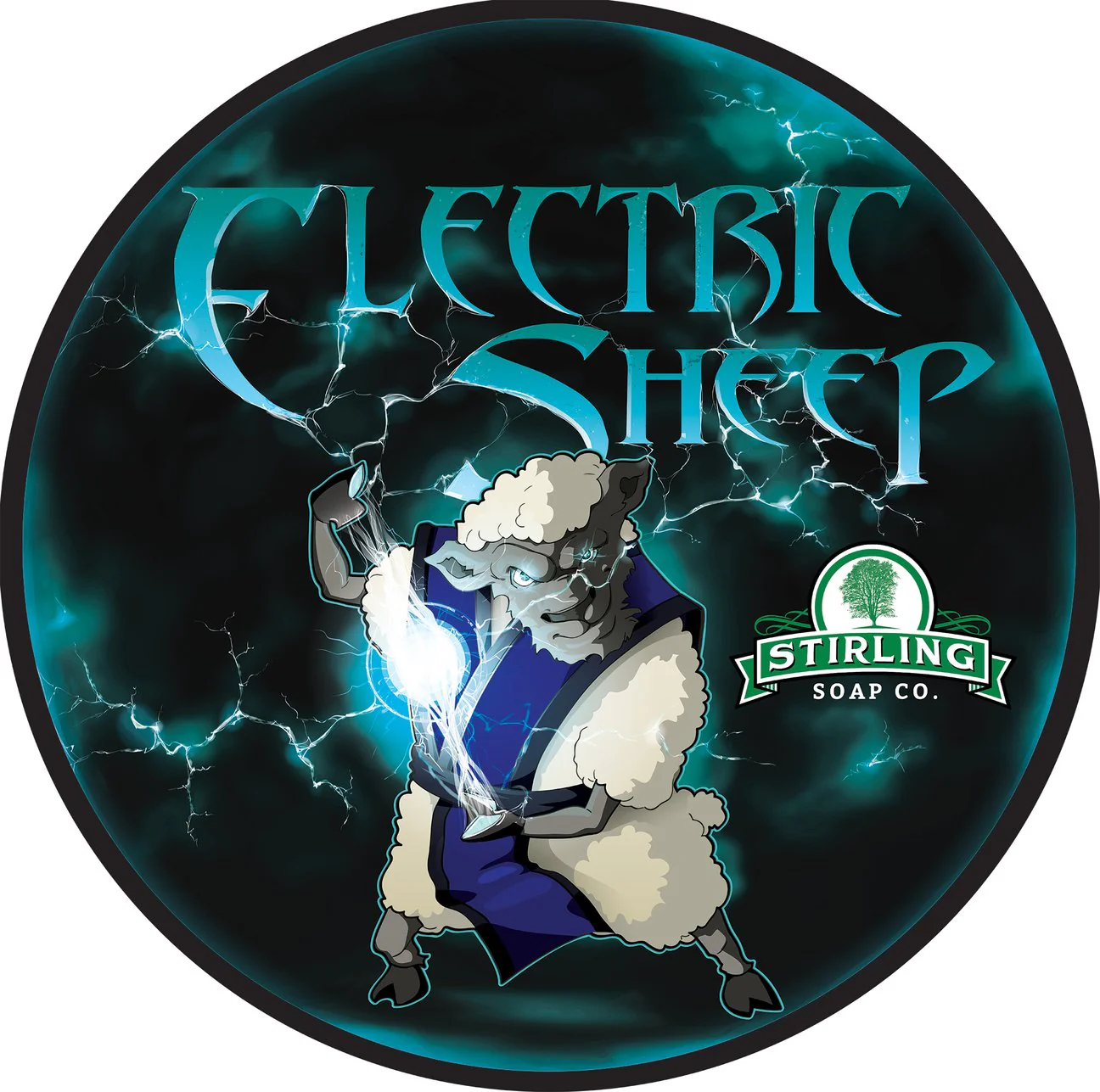 Stirling Soap Company Electric Sheep Shave Soap 5.8oz - Image 2