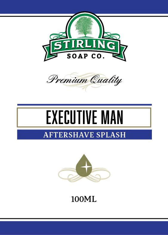 Stirling Soap Company Executive Man Aftershave Splash 100ml - Image 2
