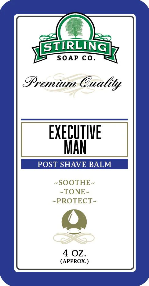 Stirling Soap Company Executive Man Post-Shave Balm 4oz - Image 2
