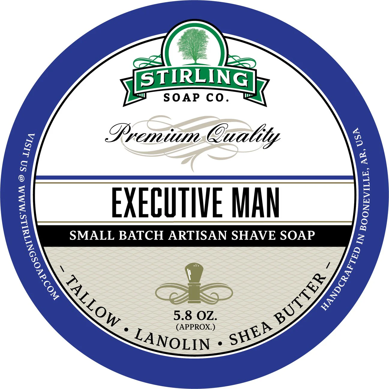 Stirling Soap Company Executive Man Shave Soap 5.8oz - Image 2