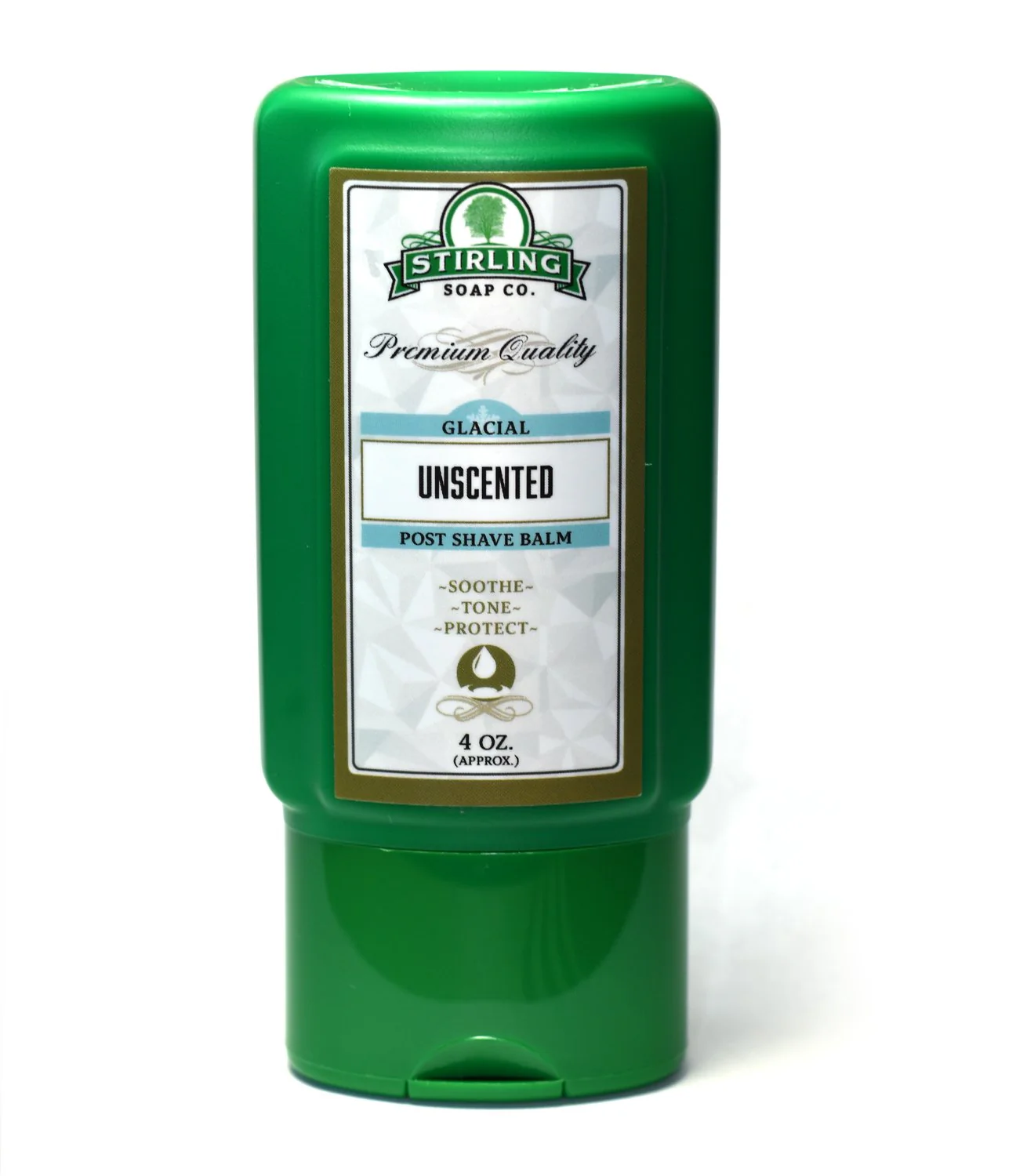 Stirling Soap Company Glacial Unscented Post-Shave Balm 4oz