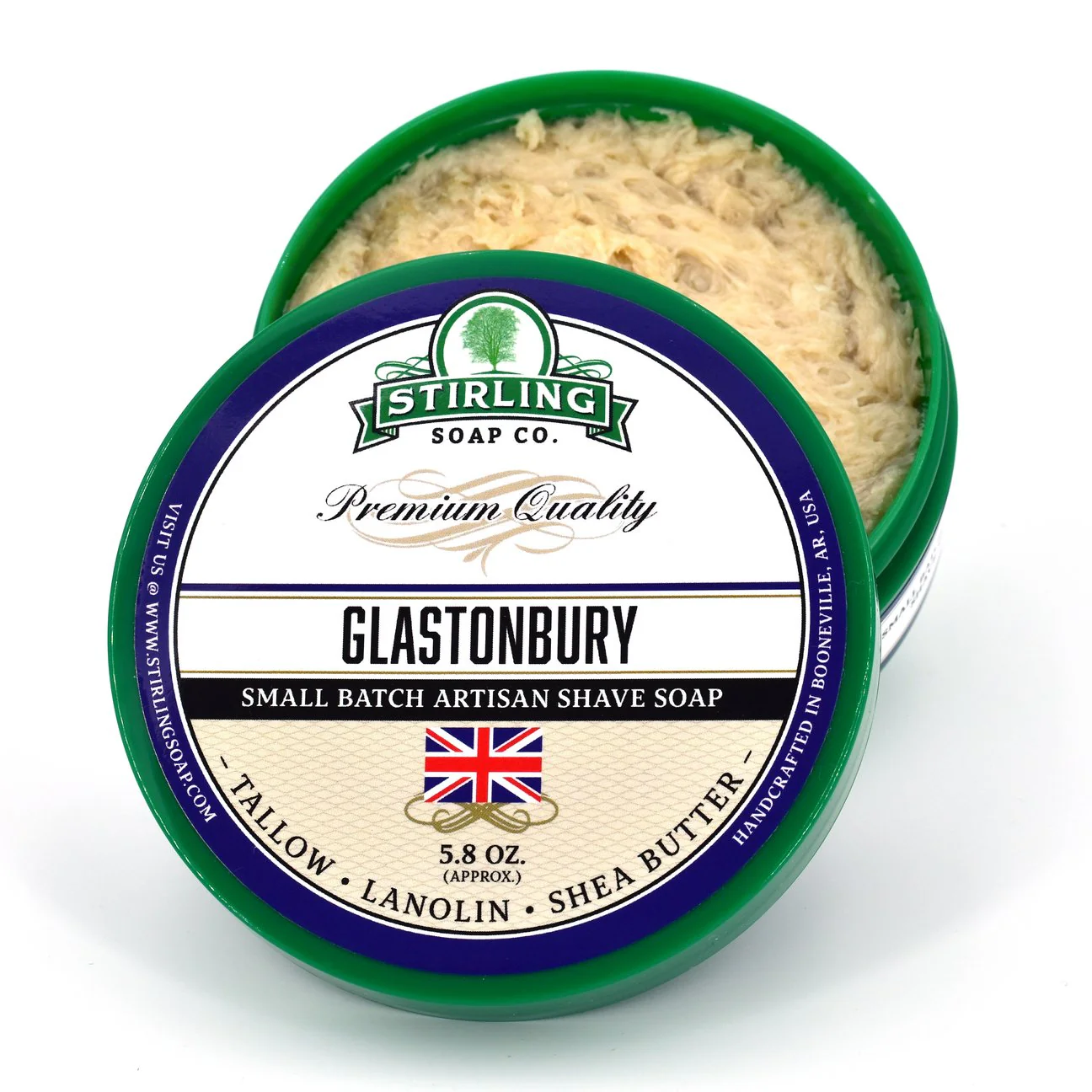 Stirling Soap Company Glastonbury Shave Soap 5.8oz - Image 2