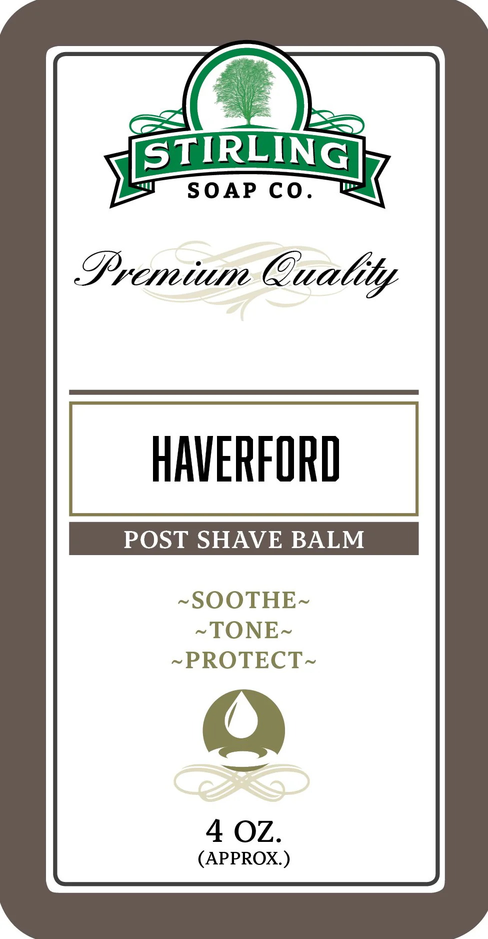 Stirling Soap Company Haverford Post-Shave Balm 4oz - Image 2