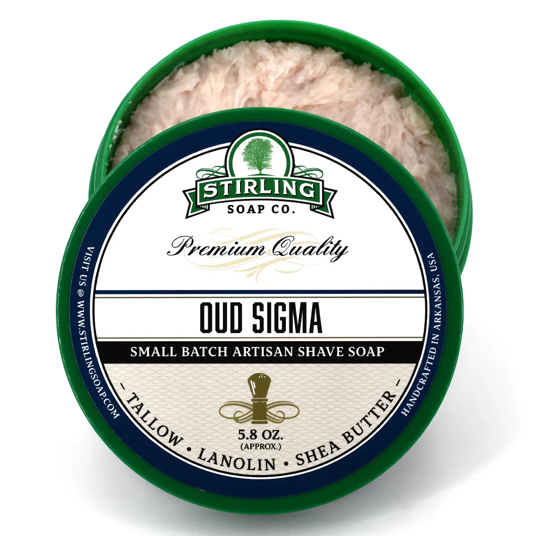 Stirling Soap Company Oud Sigma Shave Soap 5.8oz