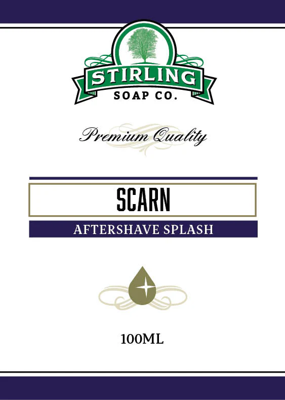 Stirling Soap Company Scarn Aftershave Splash 100ml