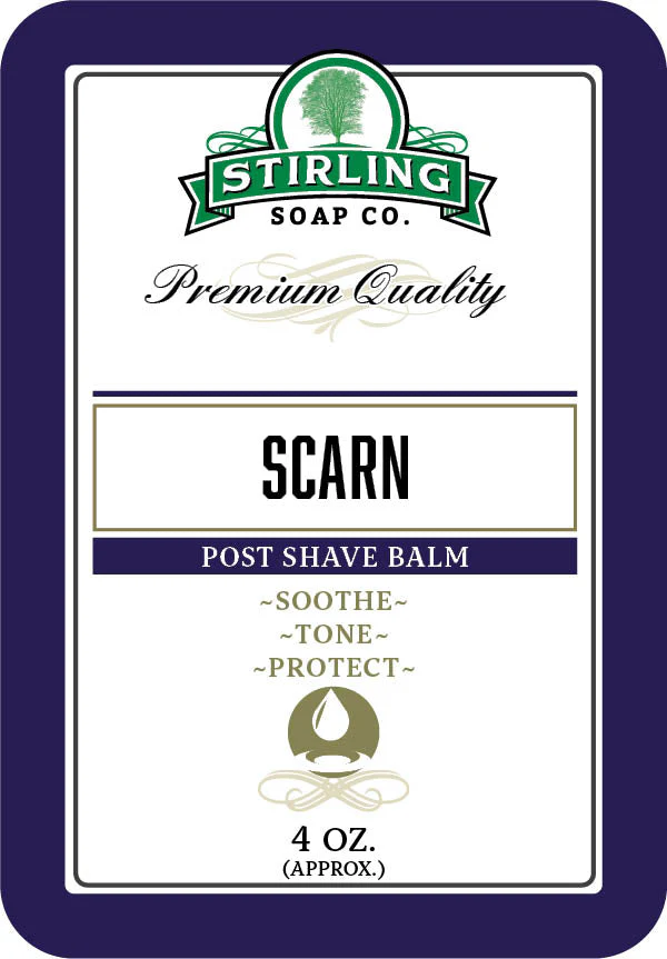 Stirling Soap Company - Scarn - Post-Shave Balm - 4oz